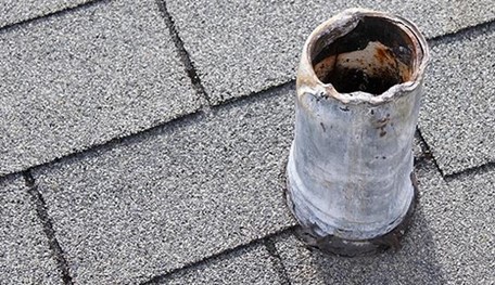 clogged sewer vent