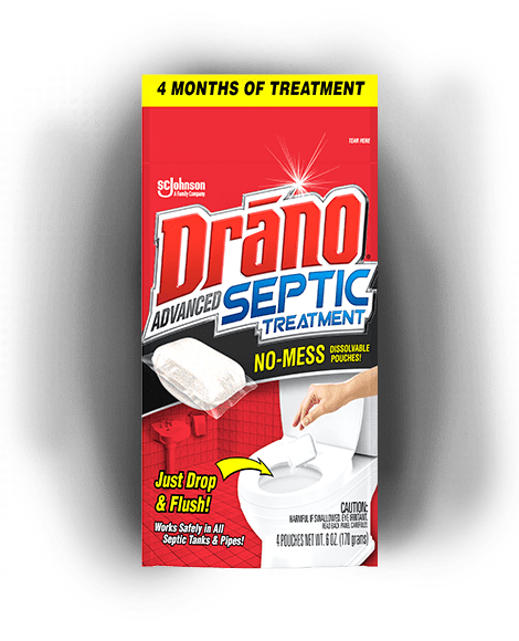 Drano Advanced Septic Treatment Front